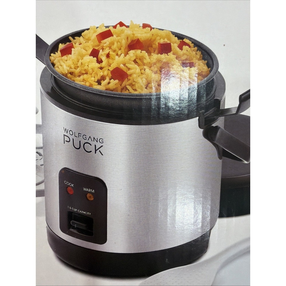 Wolfgang Puck Rice Cooker Mini Portable Travel 1.5 Cup Model SWPMRCS070IT  **NEW - Picture 8 of 8